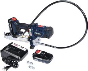 img 4 attached to Lincoln 1888 PowerLuber: Pro High-Pressure 2-Speed Cordless Grease Gun, 20V Lithium-Ion, 10,000 PSI - Battery Kit, Charger, and Carry Case Included