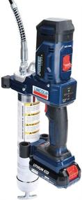 img 1 attached to Lincoln 1888 PowerLuber: Pro High-Pressure 2-Speed Cordless Grease Gun, 20V Lithium-Ion, 10,000 PSI - Battery Kit, Charger, and Carry Case Included