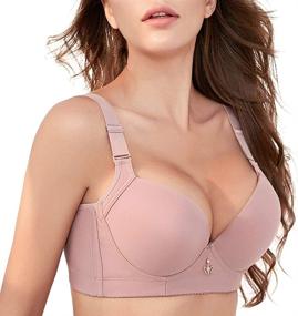 img 3 attached to FallSweet Padded Comfort Underwire Brassiere Women's Clothing in Lingerie, Sleep & Lounge