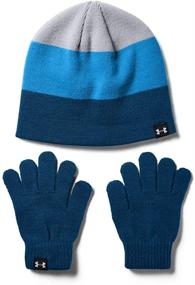 img 2 attached to 🧤 Stay Warm and Stylish with the Under Armour Boys Beanie Glove Combo