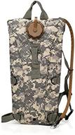 🎒 red jacket us army 3l 3 liter hydration pack: bladder water bag pouch for hiking, climbing, survival, and outdoor backpacking logo