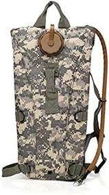 img 1 attached to 🎒 Red Jacket US Army 3L 3 Liter Hydration Pack: Bladder Water Bag Pouch for Hiking, Climbing, Survival, and Outdoor Backpacking