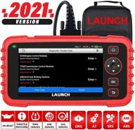 🔧 crp129x scan tool-2021 obd2 scanner: abs/srs/engine/transmission car check engine code reader for oil/epb/sas/tpms reset throttle matching android 7.1 autovin- lifetime free update by launch logo