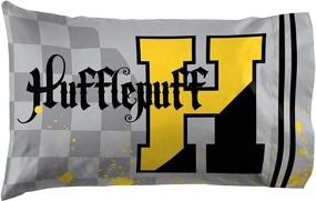 img 4 attached to Official Harry Potter Hufflepuff 1 Pack Pillowcase - Double-Sided Super Soft Bedding for Kids: A Magical Addition to Your Child's Bedroom