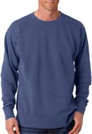 🔎 optimized search: comfort colors 1566 men's crewneck sweatshirt logo