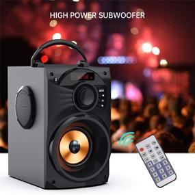 img 2 attached to Travel-friendly Portable PC Subwoofer with Wireless Bluetooth Technology