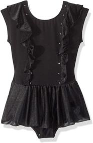 img 1 attached to 🩰 Jacques Moret Girls Classic Short Sleeve Skirted Leotard: Perfect Ballet Attire for Young Dancers