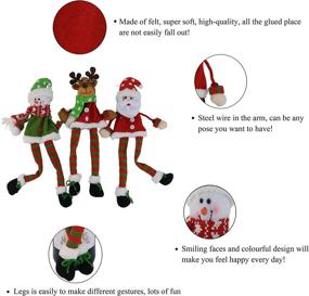 img 1 attached to Wewill Reindeer Snowman Bottle Decoration