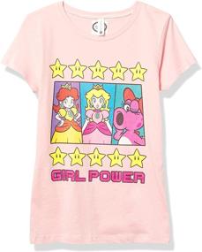 img 2 attached to Nintendo Girls Princess Peach T Shirt Girls' Clothing