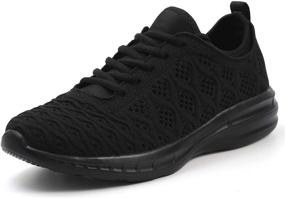 img 4 attached to 👟 Joomra Women's Lightweight Sneakers: Stylish and Athletic 3D Woven Shoes