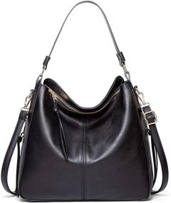 img 3 attached to Designer Shoulder Handbags: Classic Fashion Women's Satchels with Wallets