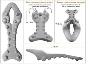 img 3 attached to 🌟 Relieve Back Pain with TRIOCOTTAGE Back Trigger Points Massage Ball Tool - Achieve Muscle Release, Knot & Tension Relief - Perfect Health Gift (Gray)