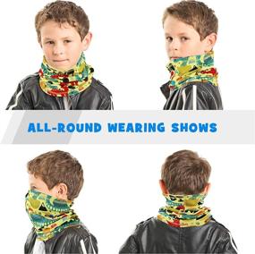 img 2 attached to EXski Winter Warmer Gaiter Fleece Boys' Accessories : Cold Weather