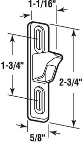 img 1 attached to Superior Sliding Diecast by Prime Line Products 14504: A Perfect Fit for All Your Sliding Needs