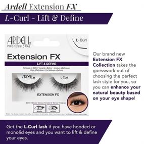 img 2 attached to ⭐ Ardell Extension FX Ресницы L Curl: Поднимают и выделяют глаза с увеличением эффективности в 4 штуки.