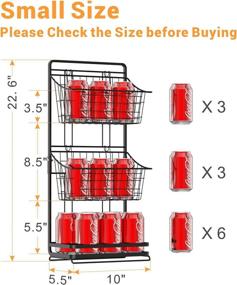 img 2 attached to 🥦 Подставка для проволочных корзин Packism Wire Market Basket Stand - трехуровневая подставка для столешницы с съемными проволочными корзинами для фруктов, овощей, закусок, картофеля - многофункциональная металлическая корзина для хранения в кухне, ванной, кладовой.