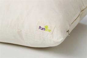 img 2 attached to 🌿 PureTree Organic Shredded Latex Pillow - USDA GOLS Certified Natural Latex, Organic Cotton Cover (King 2-Pack) - Premium Comfort and Eco-Friendly Support (King Pair)