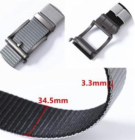 img 3 attached to BOEOLOT Ratchet Combination Tactical Automatic Men's Accessories in Belts