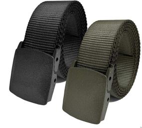 img 4 attached to Enhanced Adjustable Strength Utility Belt: Top-notch Plastic Men's Accessories in Belts