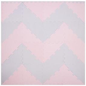 img 3 attached to 🔲 Discover the Versatile Chevron Flooring Playspot Interlocking Exercise Solution