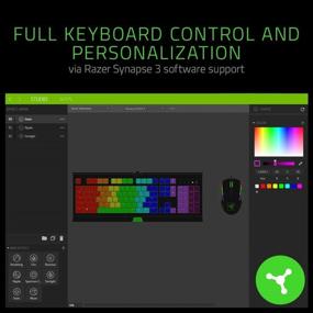 img 1 attached to Enhance Your Gaming Experience: Razer Cynosa Chroma Gaming Keyboard with Backlit RGB Keys, Spill-Resistant Design, Programmable Macros, and Quieter Cushioned Keys