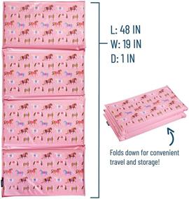 img 1 attached to 🐎 Get Your Kids Rested with BPA-Free Wildkin Vinyl Nap Mat for Boys & Girls - Measure 48 X 19 Inches - Ideal for Daycare, Preschool, Classroom, Home, and Travel - Featuring Horses Design