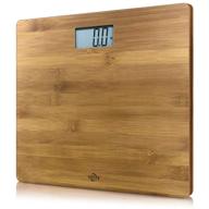 🌿 ndn line bamboo digital body weight bathroom scale: experience the organic wood difference for enhanced seo logo