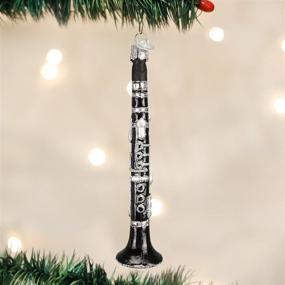 img 2 attached to 🎶 Glass Blown Clarinet Christmas Ornaments by Old World Christmas (38026) - Festive Decor for Christmas Tree