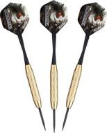 🐱 black fat cat warrior steel tip darts - 18 grams логотип