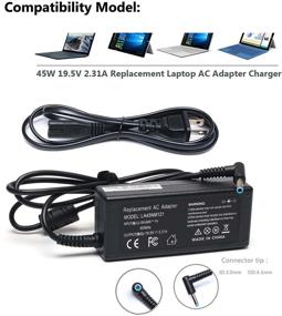 img 3 attached to High-Quality 45W AC Adapter/Laptop Charger/Power Supply for HP 17-AK, 17-AR, 17-BS, 17-BY, 17-CA, 17-CN Series - Compatible with 17-AK013DX, 17-BY1053DX, 17-BY0021DX, BY0088CL, BY1061ST, BY0053CL, 17-BS062ST, 17-CA0020NR, 17-AR050WM, 17-CN0021NR