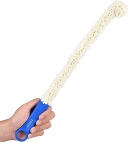 img 3 attached to 🧽 (2-Pack) Long Foam Brush Cleaning Tools for Hookahs, Vases, Decanters, Wine Bottles, Champagne Glasses, Wine Goblets, Thermoses, and Martini Glass