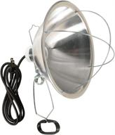 🌲 woods clamp lamp with 10 inch reflector and bulb guard - 300w bulb, 6ft cord logo