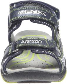 img 3 attached to 👟 Детские туфли Geox Strike6 из резиновых сандалий: Комфорт, Прочность и Стиль на каждом шагу.