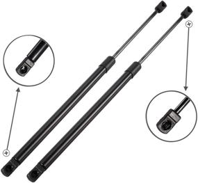 img 4 attached to 🚪 Maxpow Rear Liftgate Struts Tailgate Struts for Murano 2005-2007 Hatch Lift Supports Shocks - 1 Pair, Model 6122