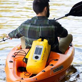 img 2 attached to 🎒 Ultimate Adventure Companion: SUN GEAR Waterproof Dry Bag Backpack with Solar-Powered Bluetooth Speaker & Flashlight – Perfect for Rafting, Kayaking, SUP