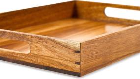 img 1 attached to 🪵 Acacia Wood Serving Handles by DecoVibe