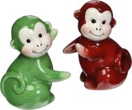 appletree design monkey salt & pepper set, 3.125-inch - enhancing seo-friendly product title logo