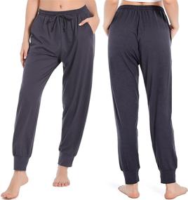 img 3 attached to 👖 Annenmy Women's High Waist Yoga Sweatpants - Comfy Lounge Pants with Pockets, Perfect for Workouts and Casual Wear