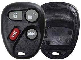 img 2 attached to KeylessOption Replacement Shell Case & Button Pad for KOBLEAR1XT KOBUT1BT Keyless Remote Key Fob