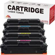 🖨️ mony compatible toner cartridge replacement for crg 046 046h (4 packs) - high-quality ink for imageclass mf731cdw mf733cd mf735cdw lbp654cdw laser printer logo