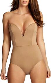 img 2 attached to 👗 Maya Womens Strapless Bodysuit - Women's Clothing Bodysuits for Better SEO