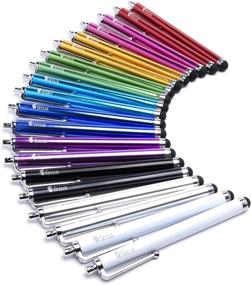 img 2 attached to Fenix Universal Stylus Pack: 20-Piece Set for iPhone, iPad, Samsung Galaxy, LG, Kindle & More