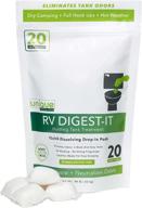 🚽 powerful and convenient rv digest-it holding tank treatment - 20 drop-in pods (41g-4) for efficient toilet care logo
