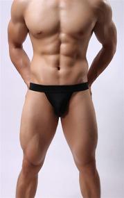 img 2 attached to 🩲 COODYAKE Performance Jockstrap for Men - Athletic Supporter in Nylon Underwear Pack