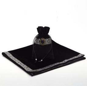 img 1 attached to 🔮 Blessume Tarot Table Cloth Pouch: Versatile Storage Solution for Tarot Enthusiasts