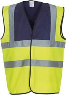 🔆 yoko unisex premium hi-vis waistcoat vest/jacket: stay visible and safe in style логотип