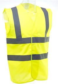 img 3 attached to 🔆 Yoko Unisex Premium Hi-Vis Waistcoat Vest/Jacket: Stay Visible and Safe in Style