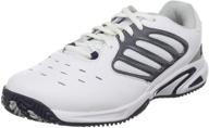 👟 stylish and durable wilson tour vision jr electric girls' athletic shoes: designed for performance logo