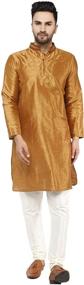 img 4 attached to 👕 SKAVIJ XL Ethnic Tunic Pajama for Men's Sleep & Lounge Wear