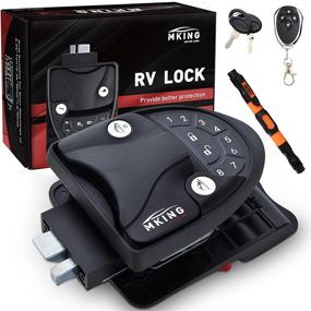 img 4 attached to MKING RV Lock Keyless Entry: Secure & Convenient Keyless Door Handle for Travel Trailer Camper